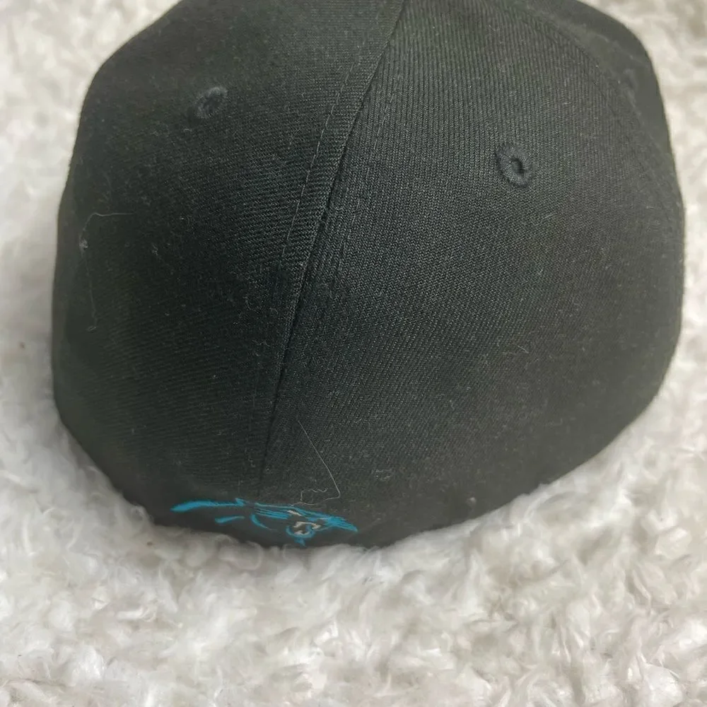 New Era Black Carolina Panthers Cap dark blue embroidery SZ8